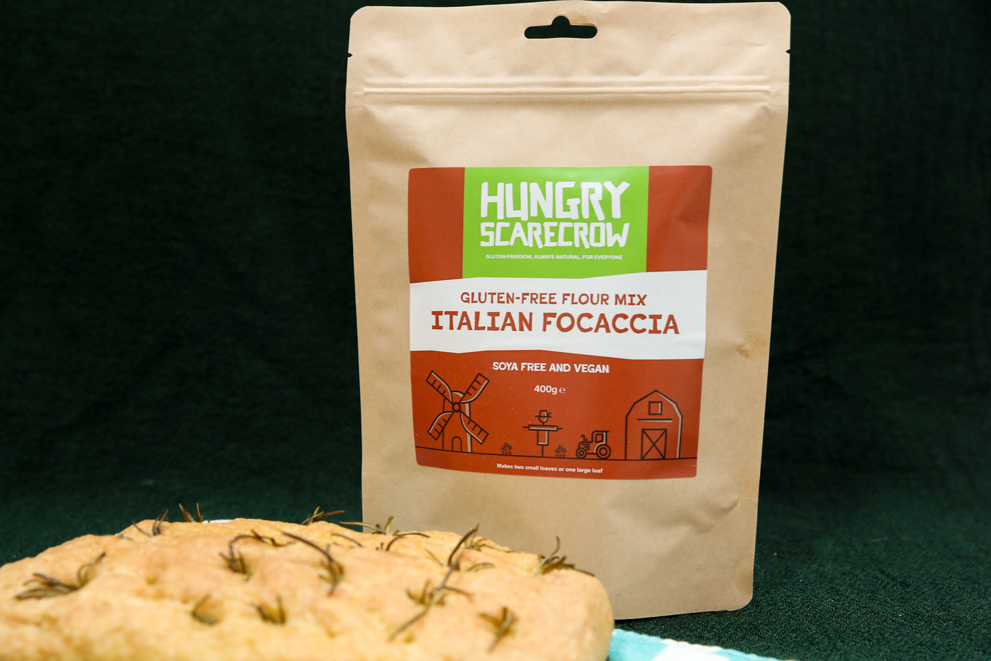 Gluten- Free Italian style Focaccia Bread Mix