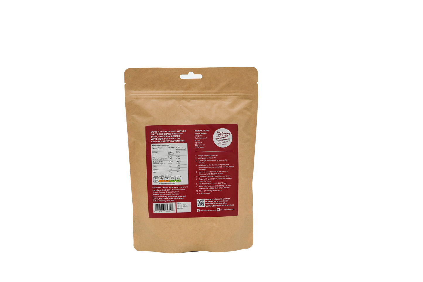 Gluten- Free Italian style Focaccia Bread Mix